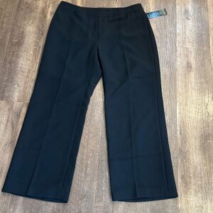 NWT Kasper Black Pinstripe Dress Pants – Size 14P